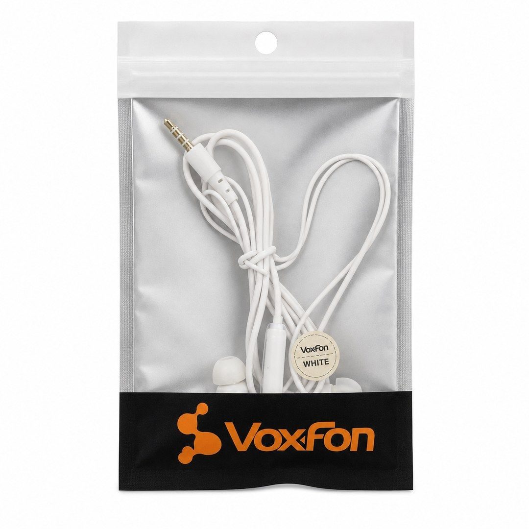 Auricular Manos Libres Voxfon Blanco