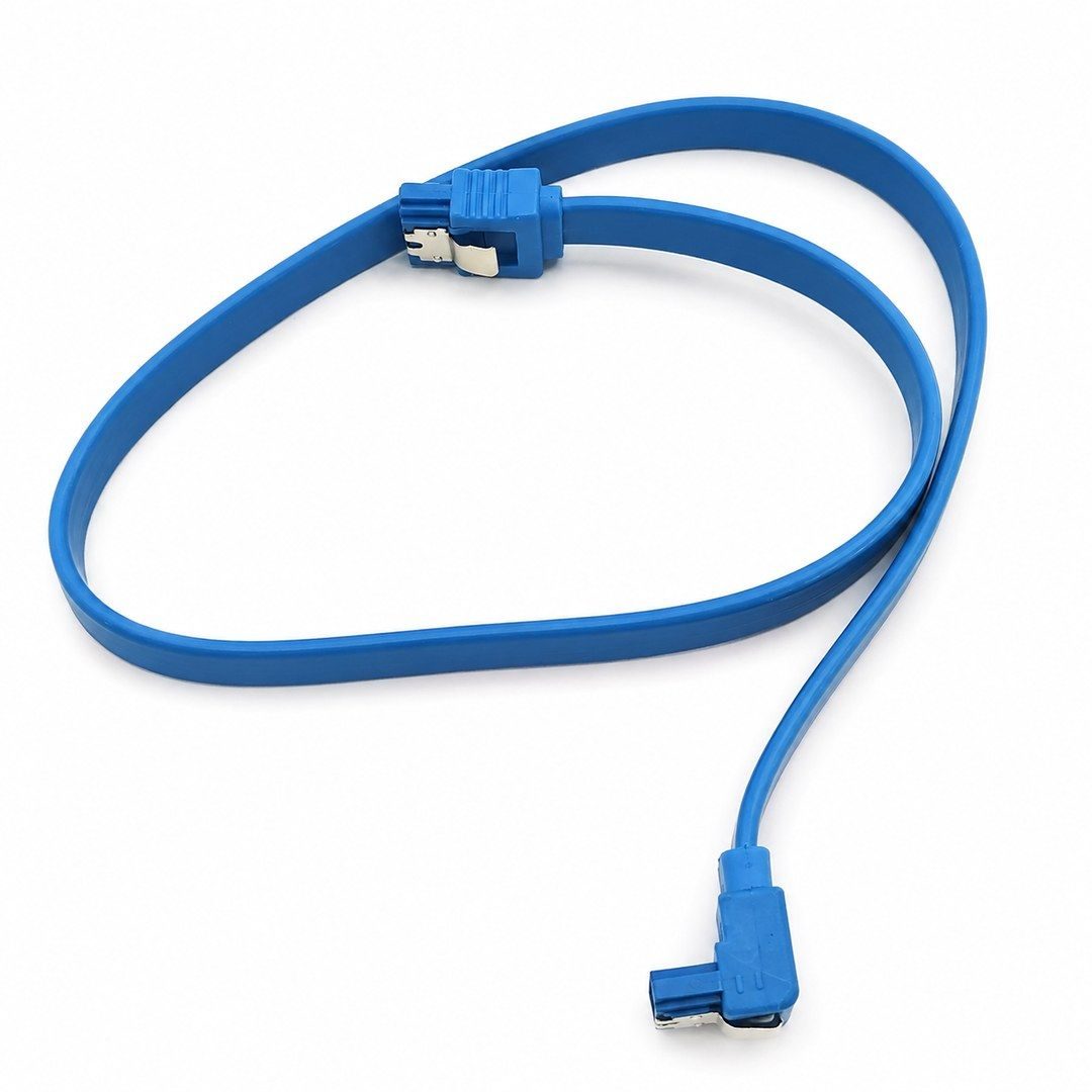 Cable SATA Datos Gigabyte Celeste Angulo 90º