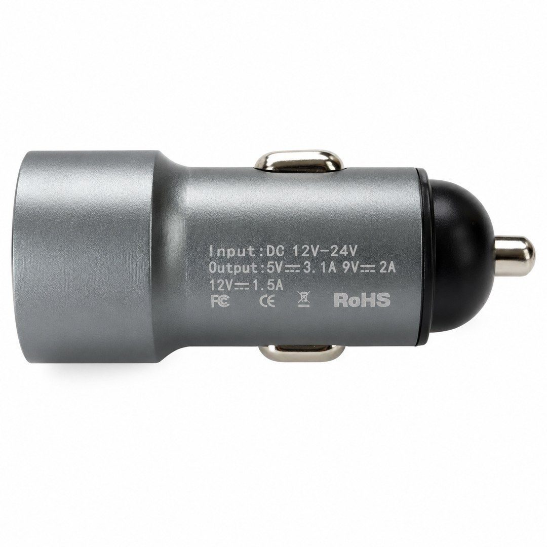 Cargador USB Auto Tecnocel 5V-3.1A _ 9V-2A - imagen 2