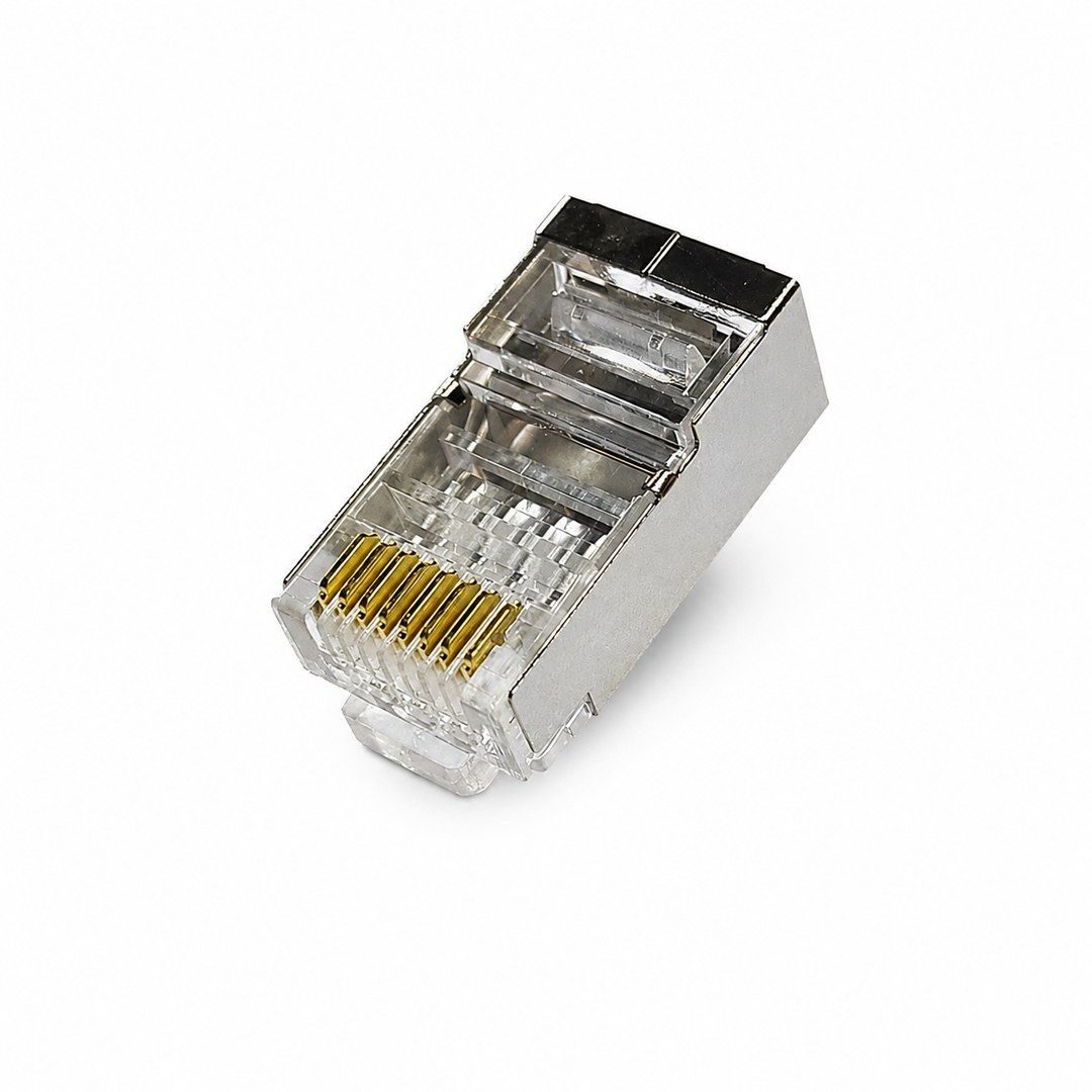 Conector Red RJ45 CAT6 Blindada AMP - imagen 2