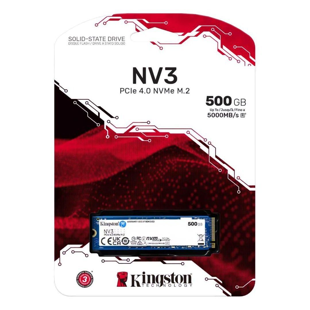 Disco M.2 NVMe 500Gb Kingston NV3