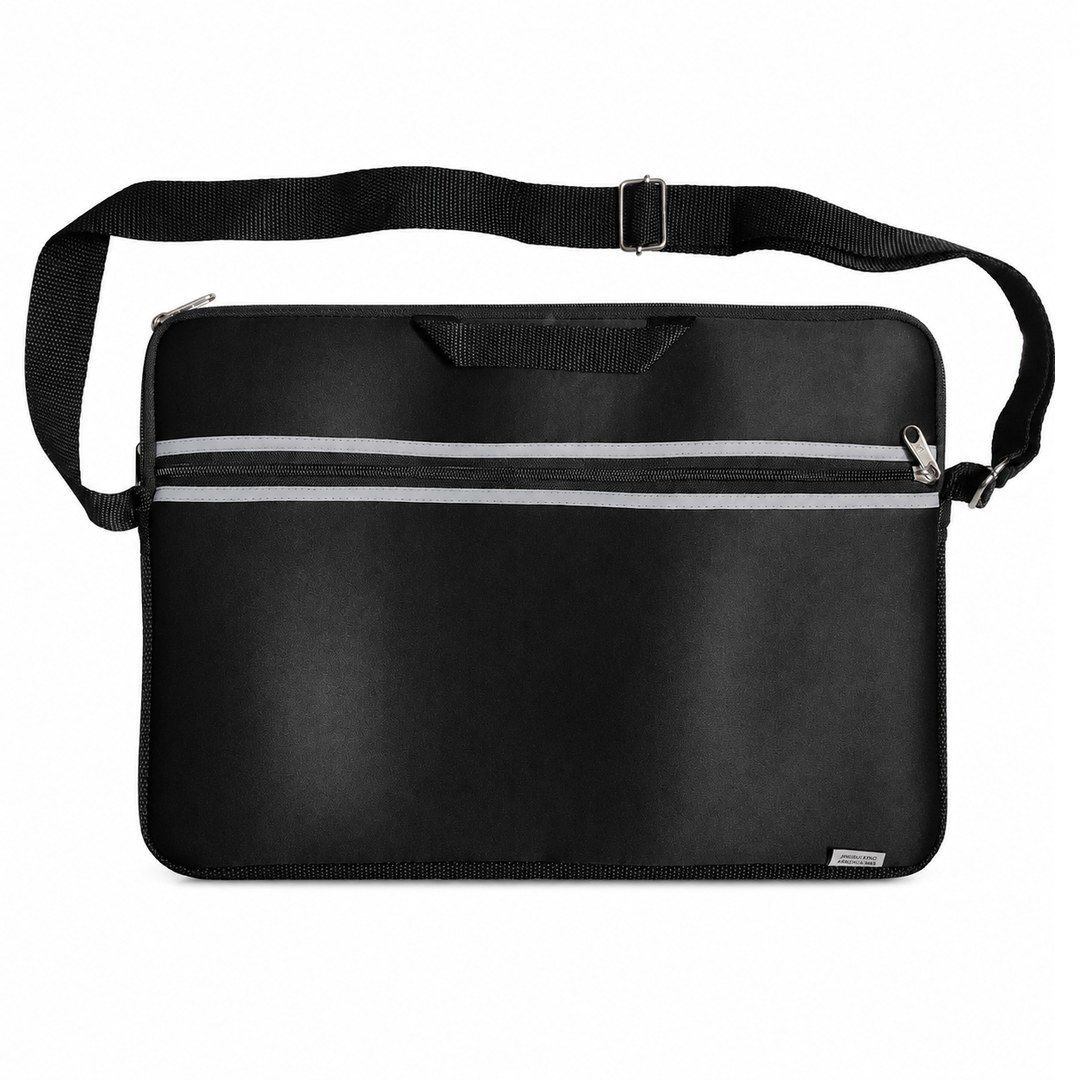 Funda Maletín Notebook 15.6 Simil Neoprene 28 x 39 cm - Correa y Manijas - CDTEK