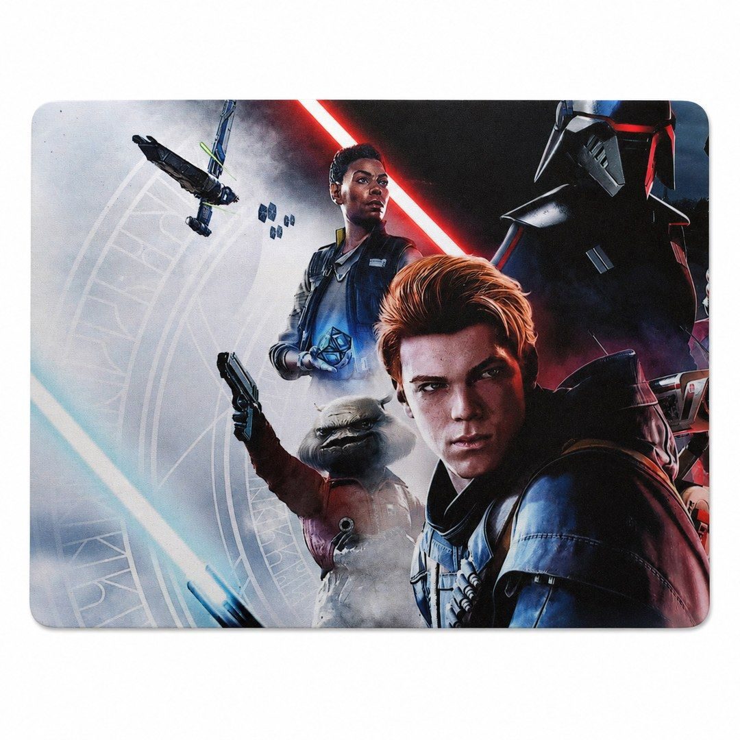 Mouse Pad Grande - Star Wars Jedi la Orden Caida 30 x 39 cm