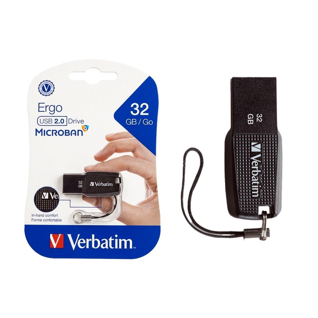 Pendrive 32 Gb Verbatim Ergo Microban