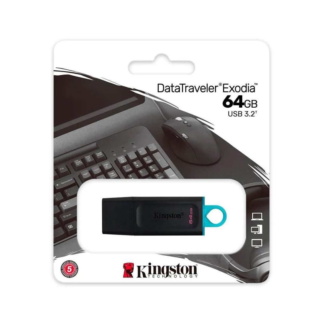 Pendrive 64 Gb Kingston Exodia