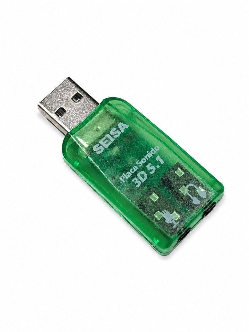Placa Sonido USB Transparente