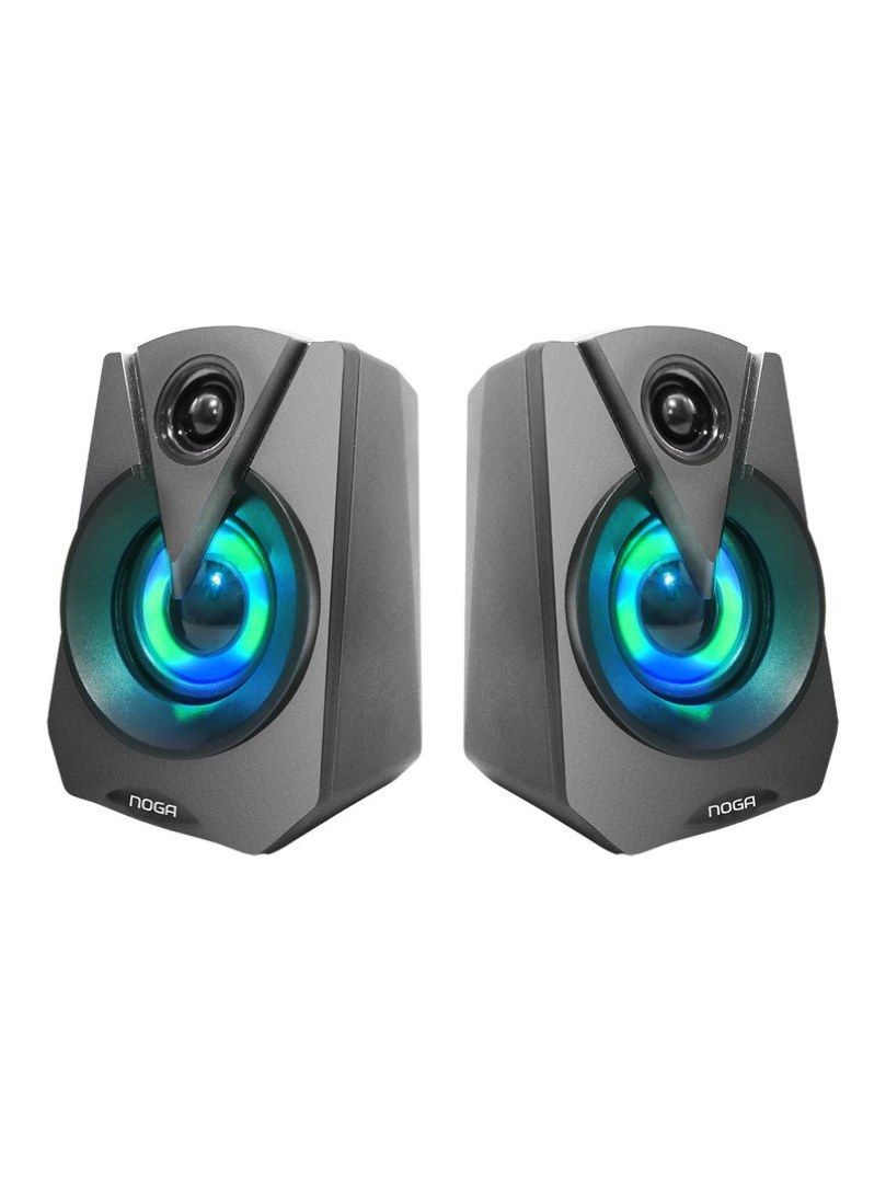 Parlantes Noga NG-503P (RGB 6W, USB, Volumen)