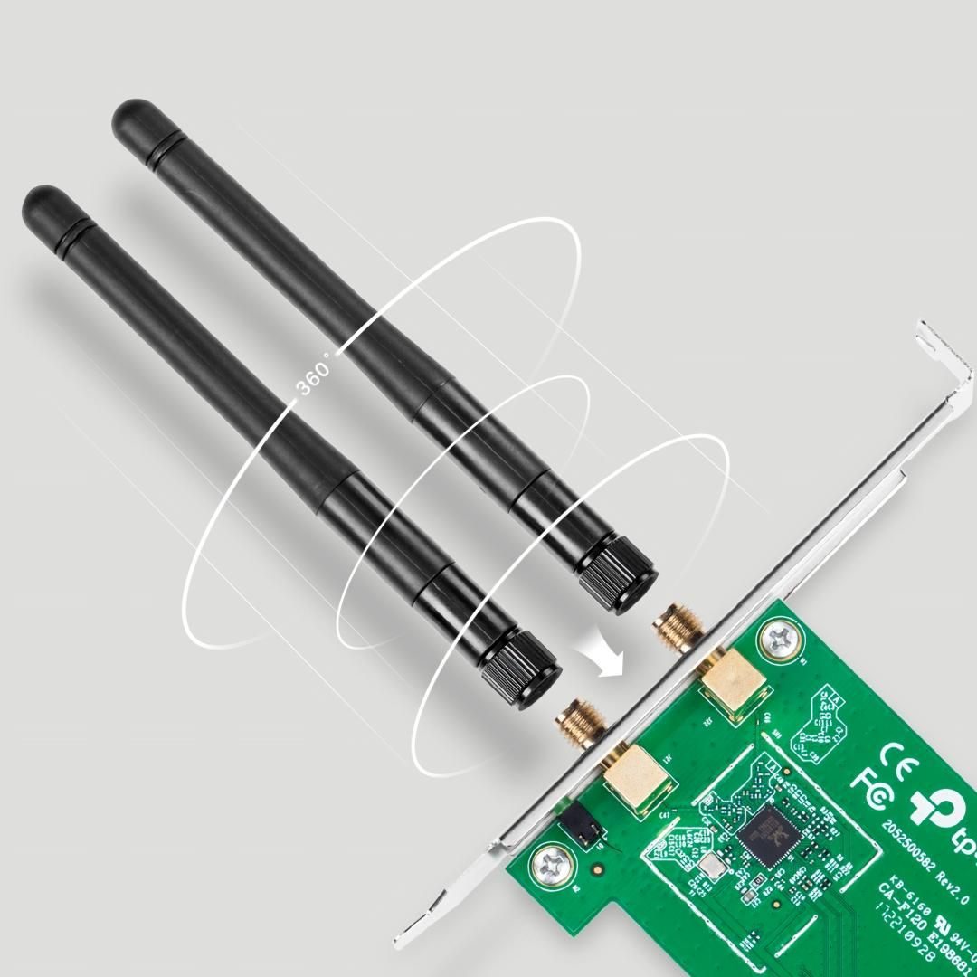 Placa PCI-Express de Red 1x - TL-WN881ND (300 Mbps) - imagen 3