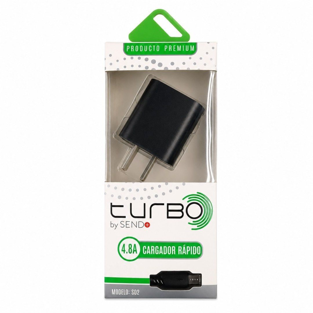 Cargador USB Micro 4.8A Send+ (S02)