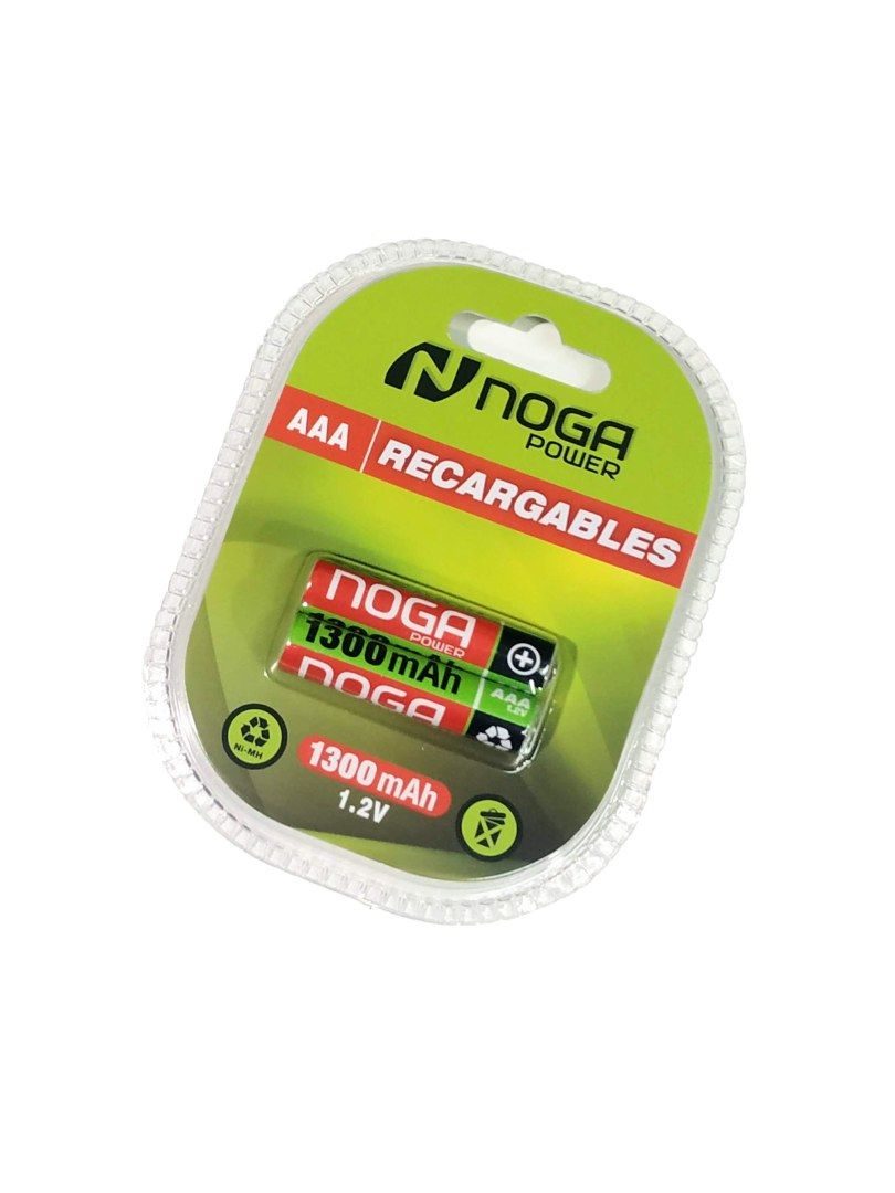 Pila Recargable Noga AAA 1300 mAh (Pack x2)