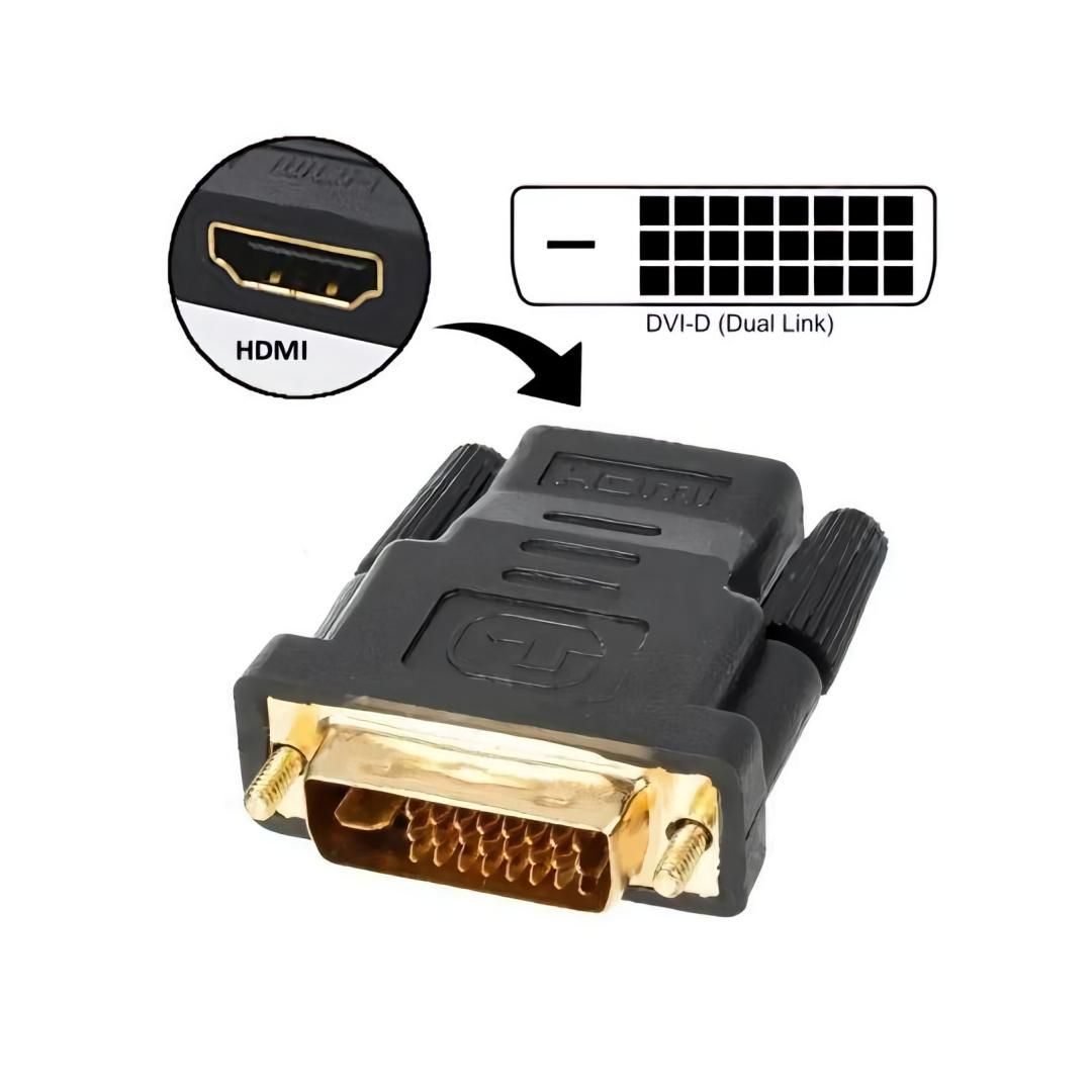 Adaptador DVI-D a HDMI (24+1) Solo digital