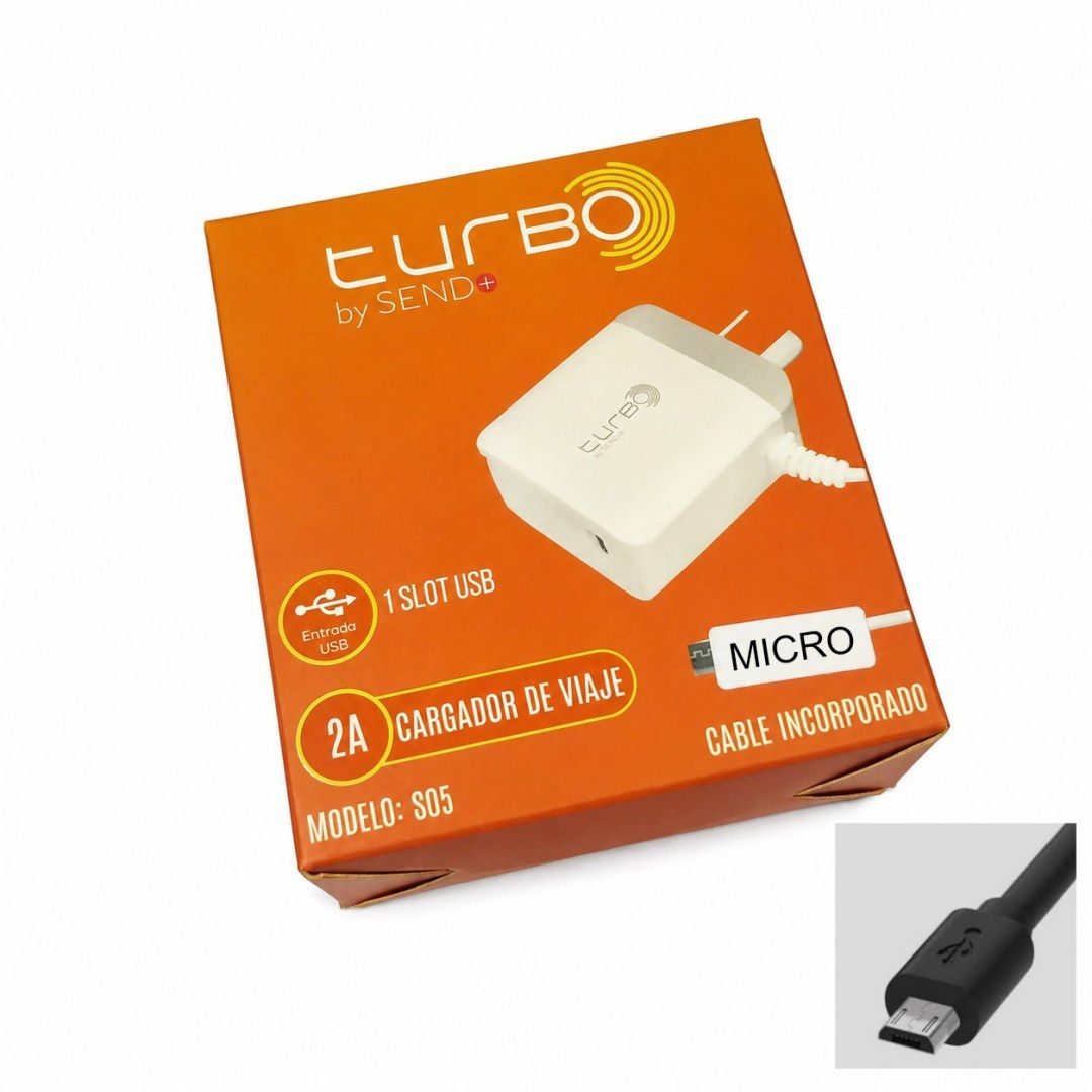 Cargador USB MICRO 2A Send+