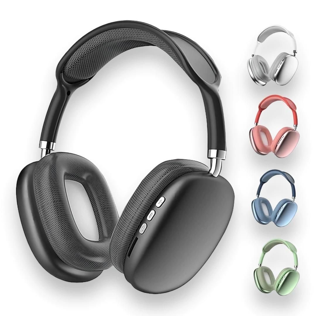 Auricular Vincha P9 Bluetooth - MicroSD + Plug