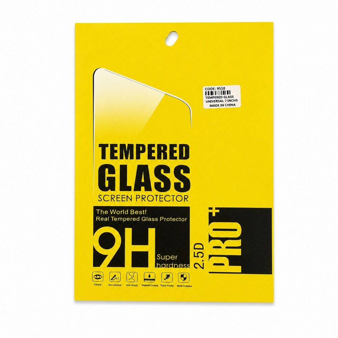 Protector Tablet 7" Vidrio Templado 110x175 mm