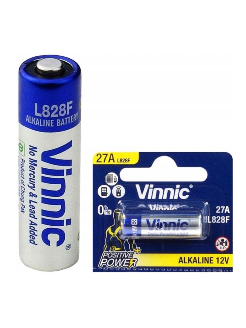 Pila 27A Alcalina 12V Vinnic (8 x 28,2 mm)