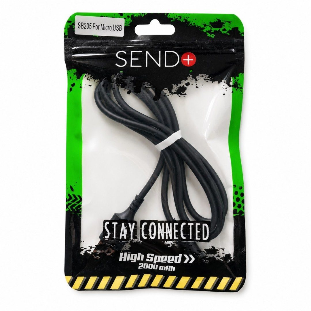 Cable USB a Micro USB Send+ 2A 1m (SB205)