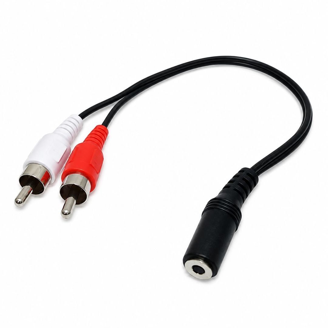 Cable Plug Hembra a 2 RCA Macho - 40cm