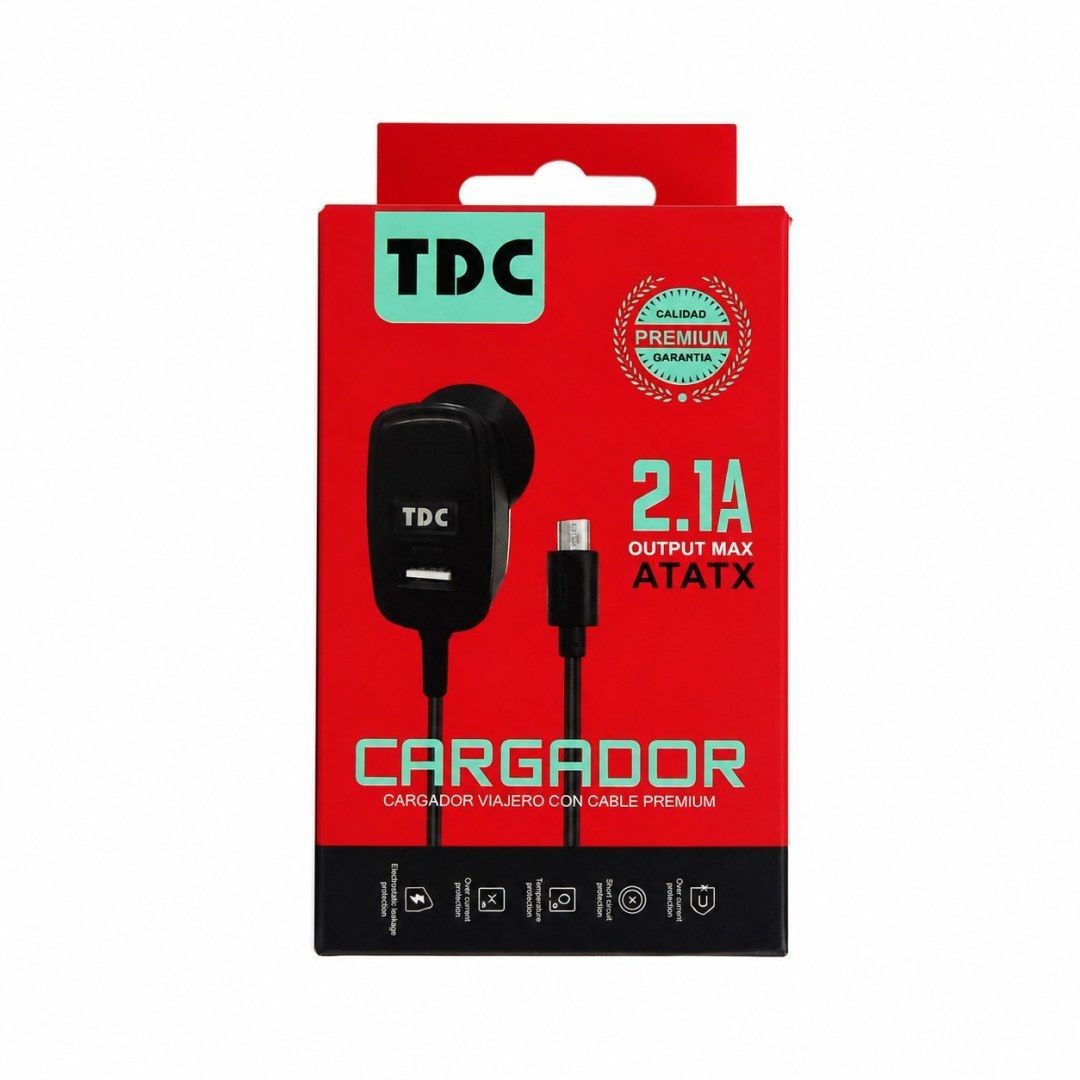 Cargador USB MICRO 2.1A TDC