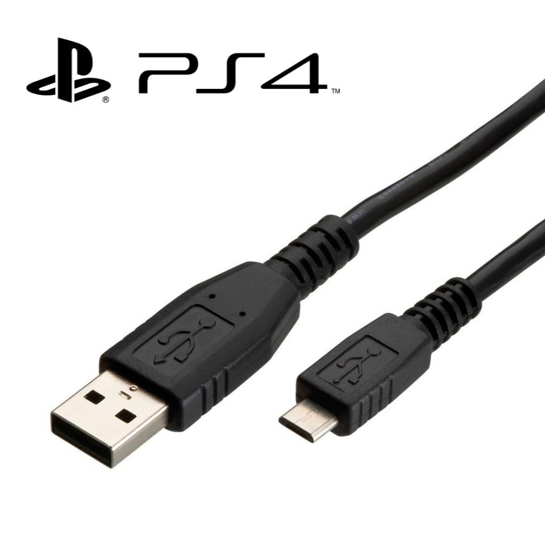 Cable USB a Micro USB Kolke (3m c/filtro, PS4)