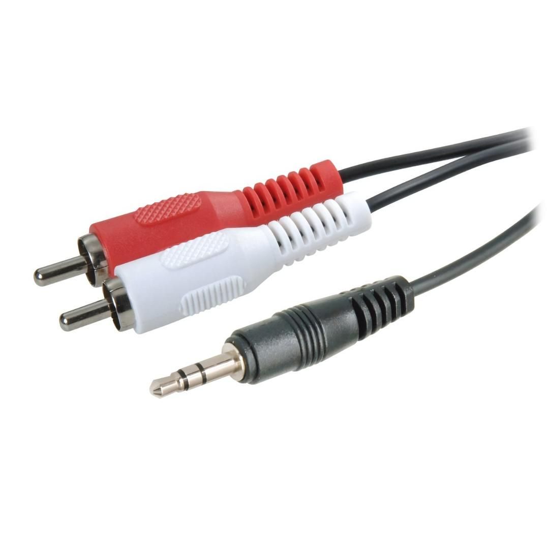 Cable Plug a 2 RCA 5m Netmak