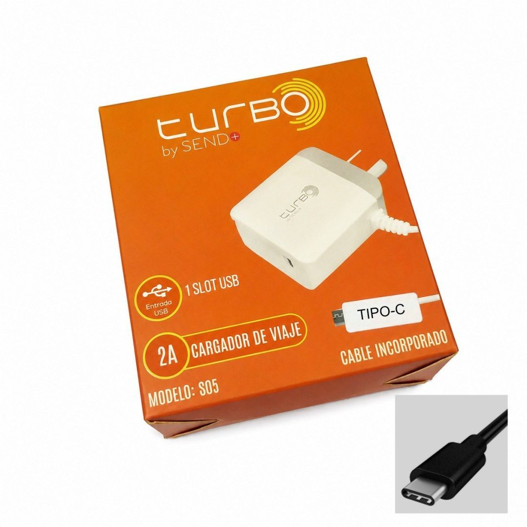 Cargador USB TIPO-C 2A Send+