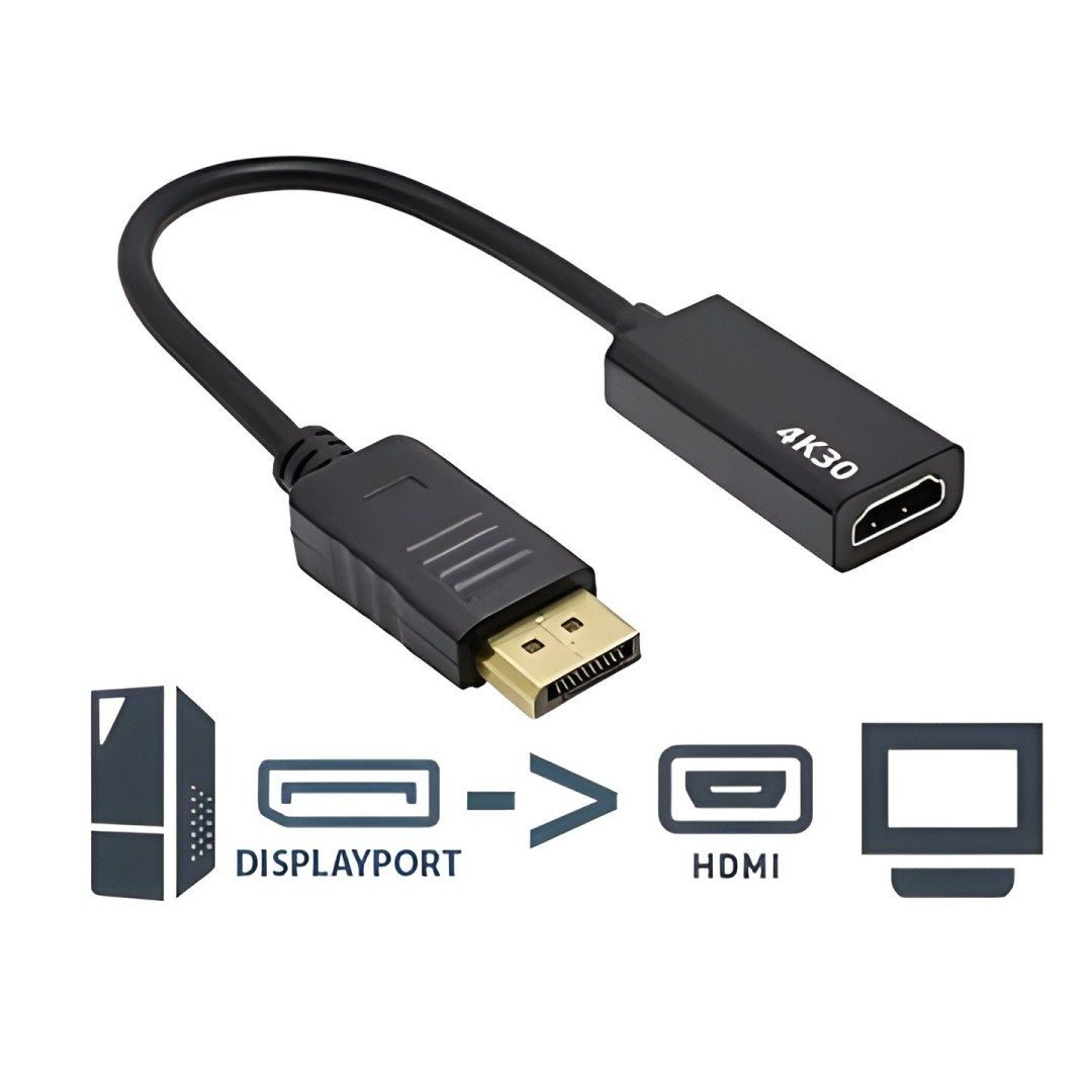 Adaptador Displayport a HDMI 4K