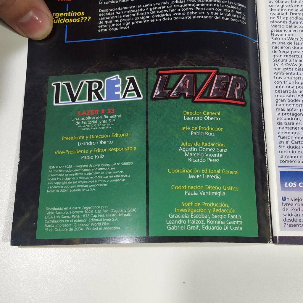 Revista Lazer Nº 33 (Año 2004) - imagen 3